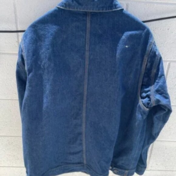 Patagonia Steel Forge Denim Jean Chore Work Jacket‎ Coat XL - Picture 3 of 6